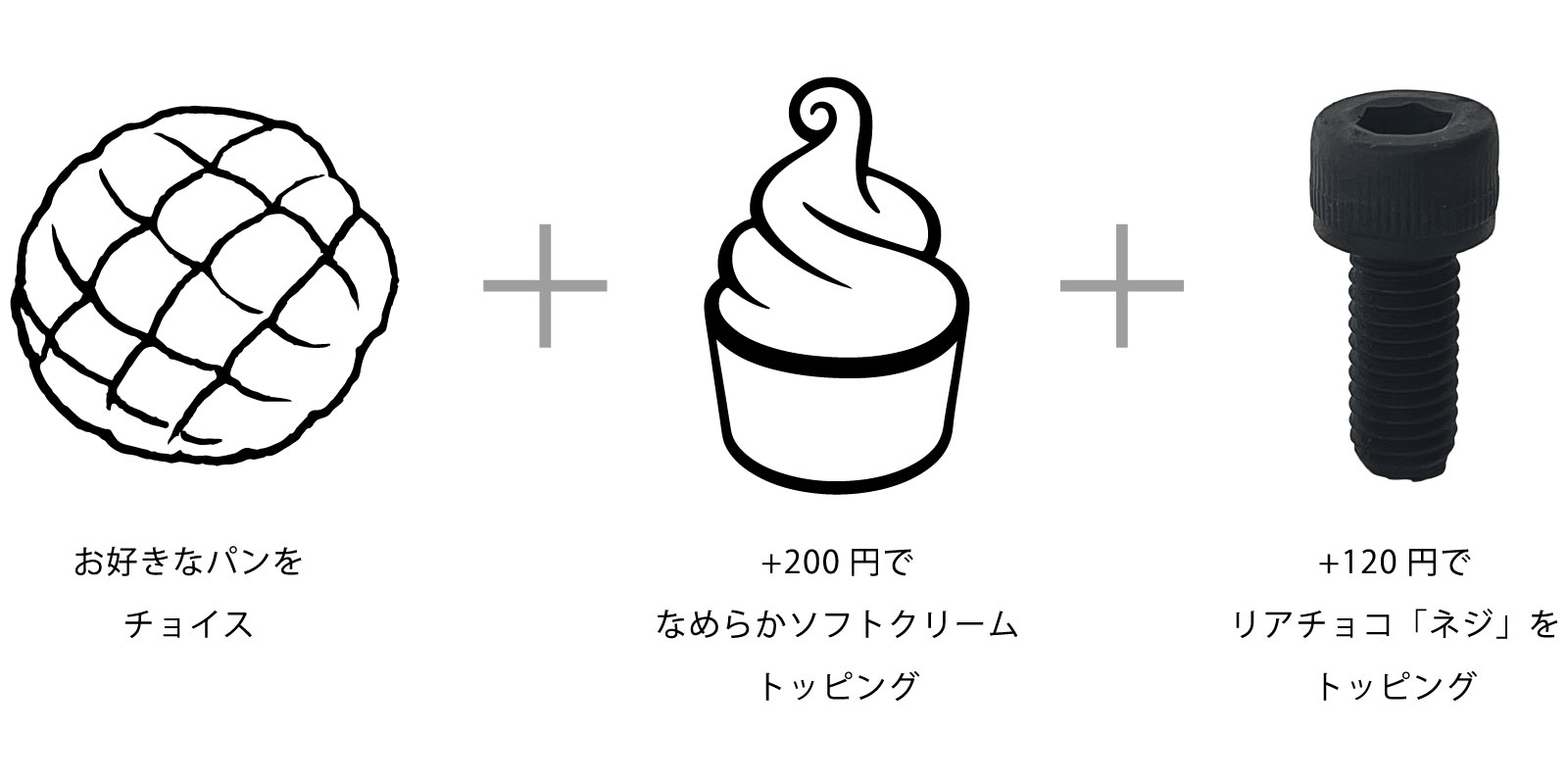 Happy Bakery TAKUTAKU×AR CRAFT ネジチョコ